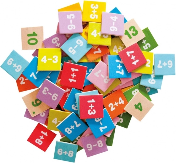 Houten kaartjes voor spelenderwijs leren