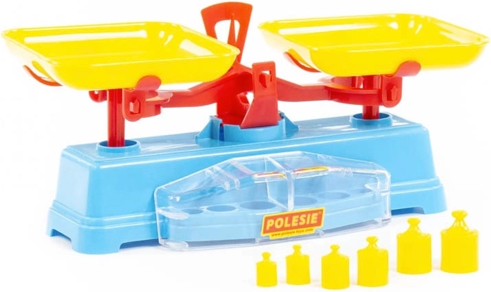 Kinderweegschaal met gewichten POLESIE, kunststof, 28 cm