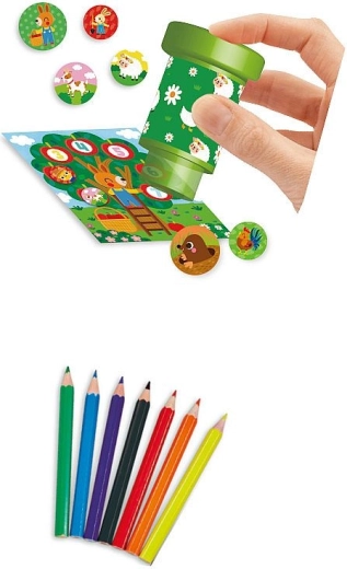 Leuk stempelen voor kleine makers