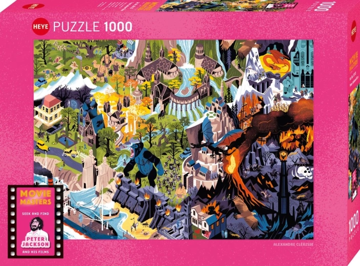 HEYE Puzzel Movie Masters: Films van Peter Jackson, 1000 stukjes