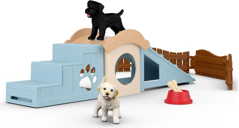 Speelplaats voor puppy’s SCHLEICH Farm World