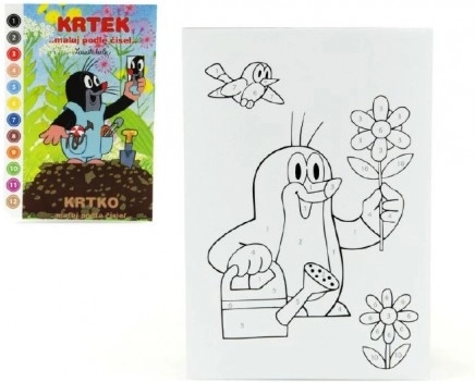 Kleurboek A5 Mol Kleur Volgens Nummers