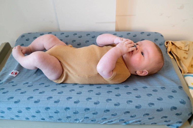 Comfort tijdens het verschonen (materiaal Ciumbelle)