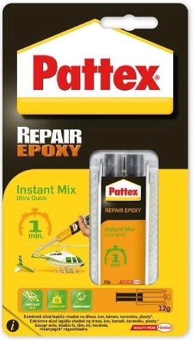 Epoxylijm PATTEX Repair Universal 12 g – snelle uitharding 1 minuut