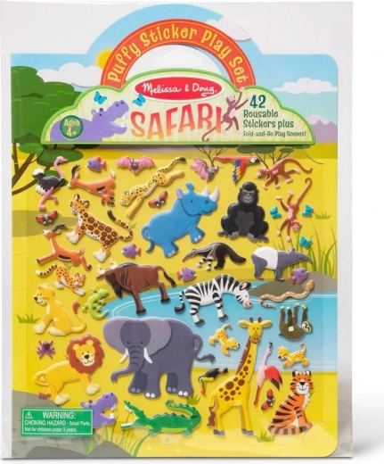 Herbruikbare stickers - Safari