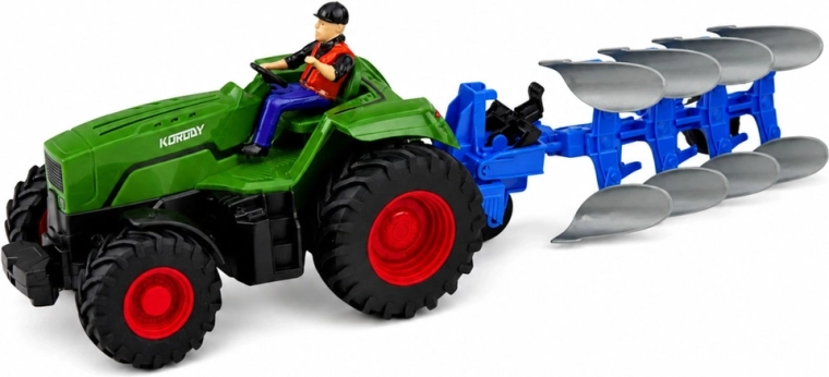 Afkoppelbare ploeg voor spelen op het land
