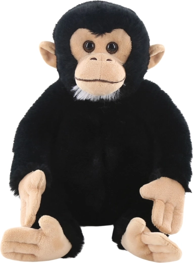 Pluchen zittende chimpansee 27 cm
