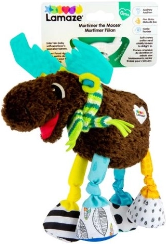 Lamaze pluchen eland Marian hangspeeltje voor de kinderwagen