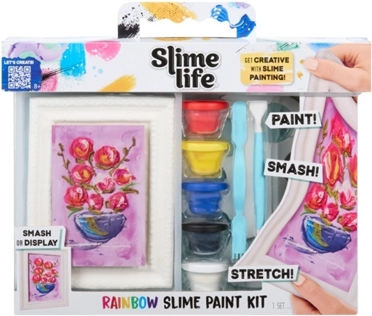 Slime Life Arts & Crafts regenboogset om met slijm te schilderen