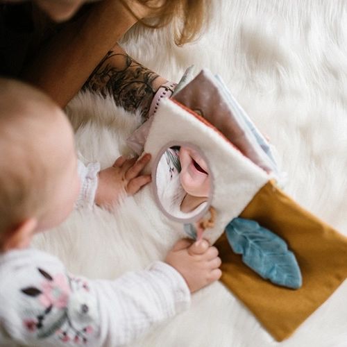 Veilig spiegeltje om te ontdekken