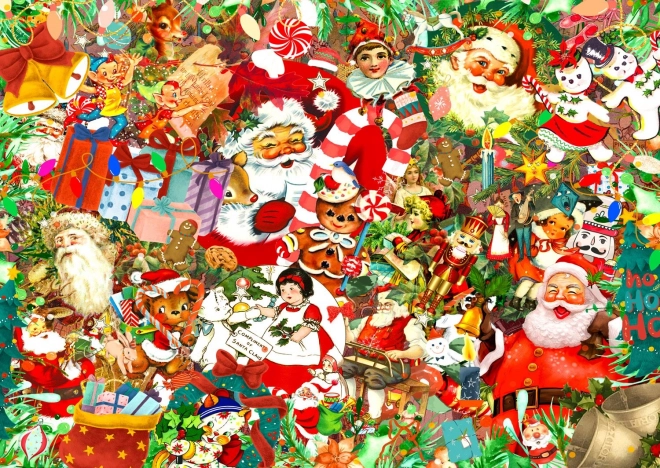 Puzzel Vintage Kerst 1000 stukjes