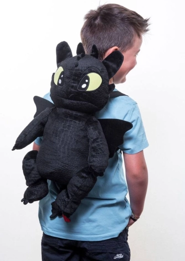 Pluchen design van de draak Toothless