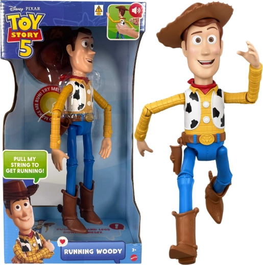 Mattel Disney Toy Story interactieve figuur Woody rennend 30 cm (Engelse versie)