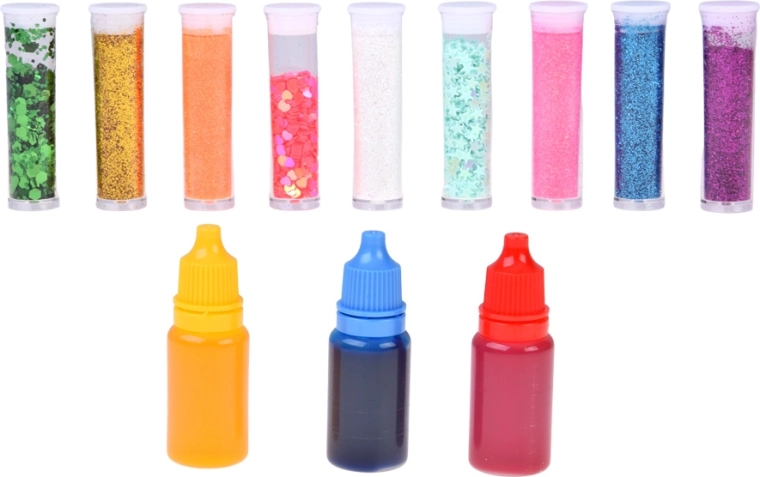 Glitters, confetti en kleurstoffen voor een opvallende look