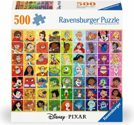 Ravensburger puzzel Disney: personages 500 stukjes
