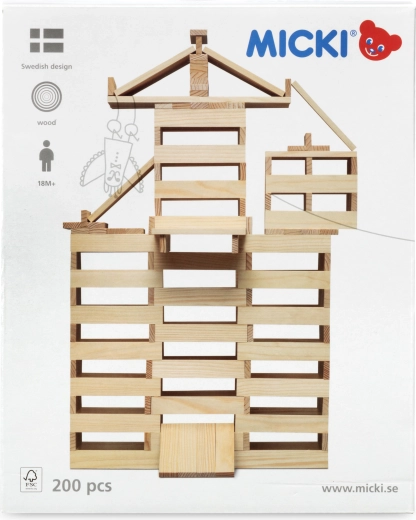 200 houten plankjes voor eindeloos bouwen