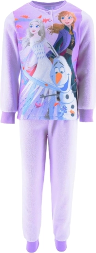 Kinderfleecepyjama Frozen in lichtpaars