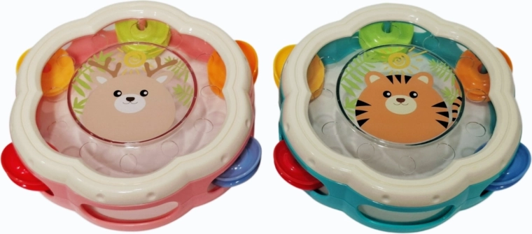 Kinder-tamboerijn met dierenmotief