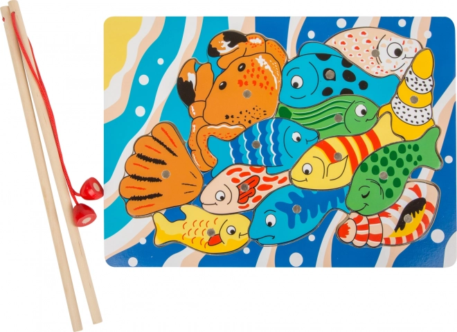 small foot motorische puzzel vissen