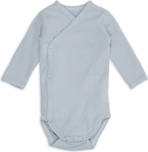 Lodger babyromper met lange mouwen ciumbelle blue fogg, maat 80