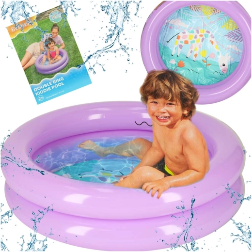 Opblaasbaar kinderzwembad Bestway 61 cm paars