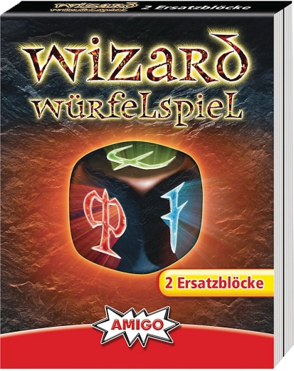 Amigo Wizard dobbelspel – reserve scoreblokken (2 stuks)