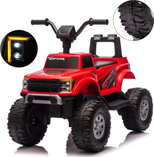Elektrisch autootje Milly Mally Ford F-150 Raptor rood