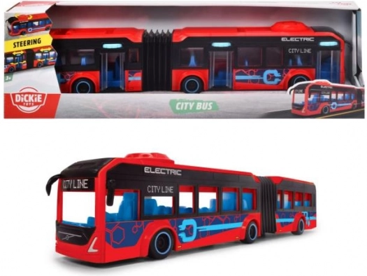 stadsgelede bus Volvo 40 cm – elektrisch model van Dickie Toys