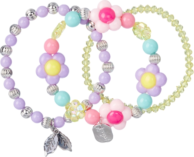 Souza! kinderarmband Cita met paarse bloem