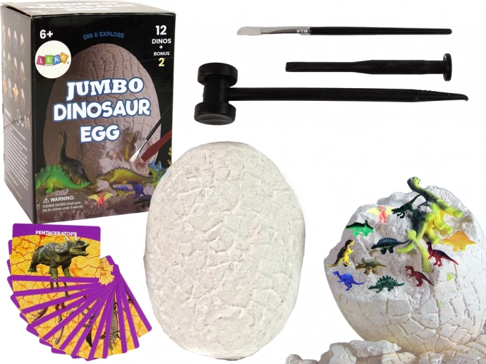 Reusachtig dinosaurusei - Pakket voor paleontologie