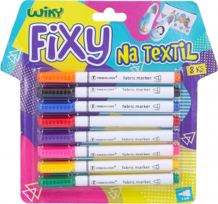 Textielstiften 8 stuks