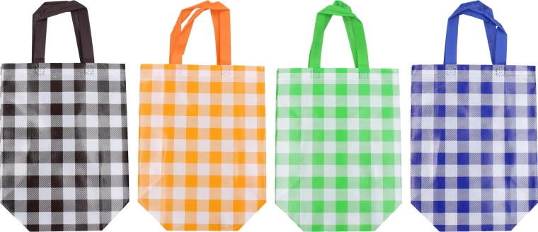 Cadeautas van vliesstof 22 × 23 × 11 cm - 1 stuk