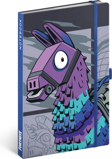 Notique notitieboek Fortnite – lama, gelinieerd 13 × 21 cm