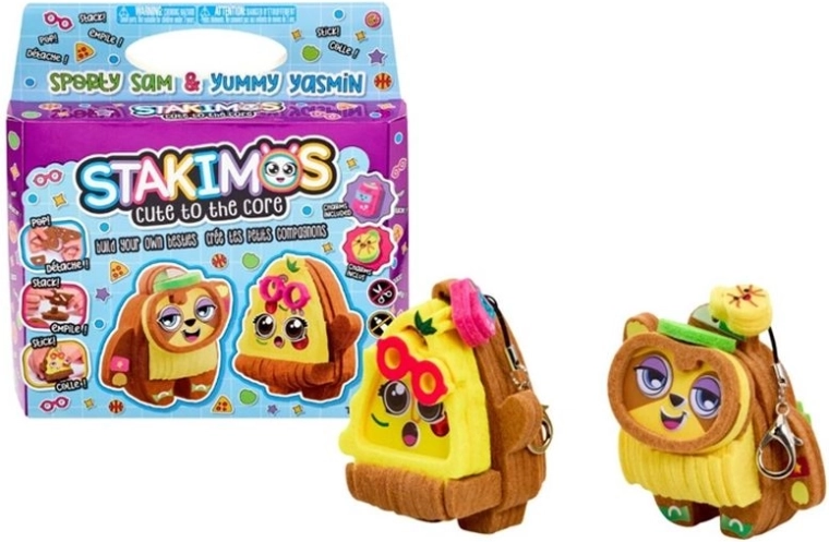 Tomy Stakimos set om zelf figuurtjes te maken: Sporty Sam & Jassmina (2 stuks)