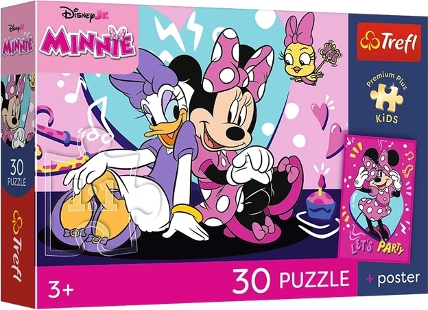 Puzzle Premium Plus Kids Vrolijke Minnie (30 stukjes)