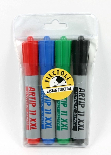 Flipchartmarkers ICO 11 XXL, set van 4 stuks