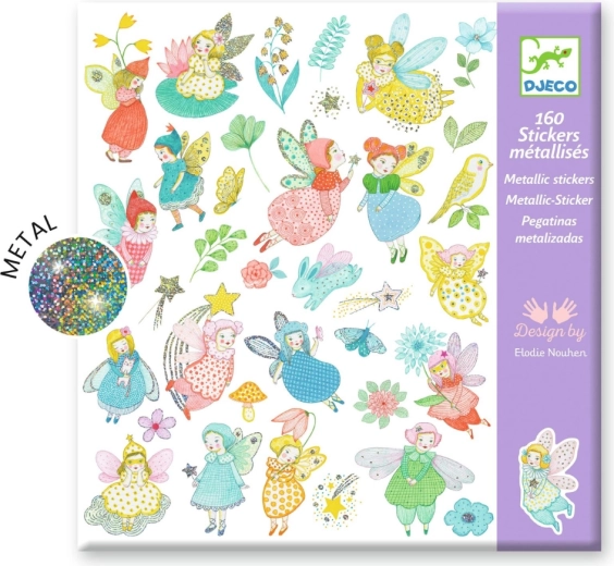 Glitter feeënstickers DJECO