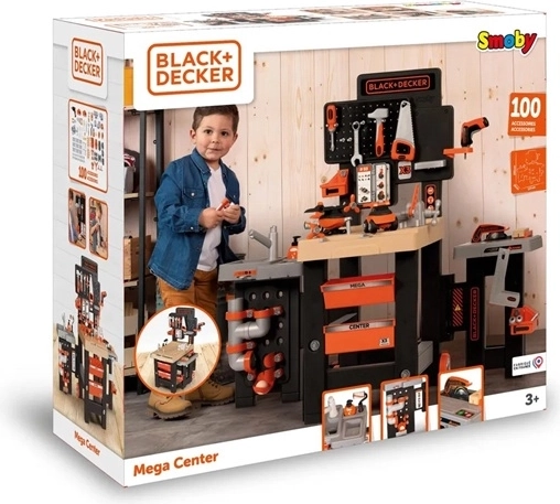 Smoby Black+Decker mega-werkplaats