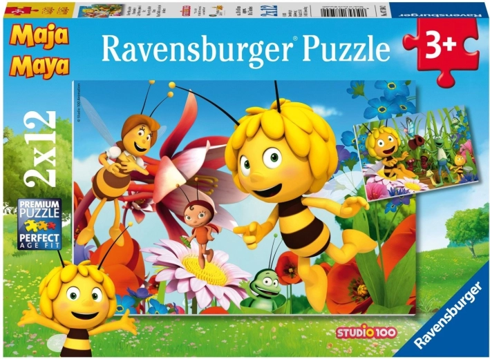 Ravensburger puzzel Bij Maja 2x12 stukjes
