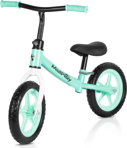 Loopfiets FLIKO turquoise-wit