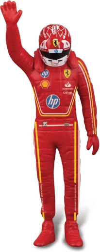 Coureursfiguur Charles Leclerc in kampioenspose
