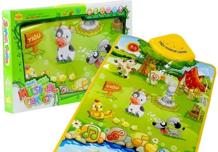 Dierengeluiden educatieve en muzikale mat Animal farm