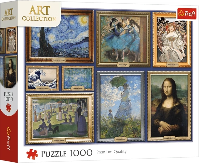 Trefl puzzel Art Collection: collectie meesterwerken 1000 stukjes