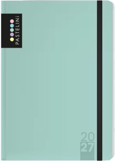 Pastelini weekagenda A6 2027 groen