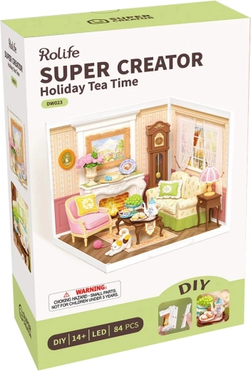 DIY-set met 84 onderdelen en LED-verlichting