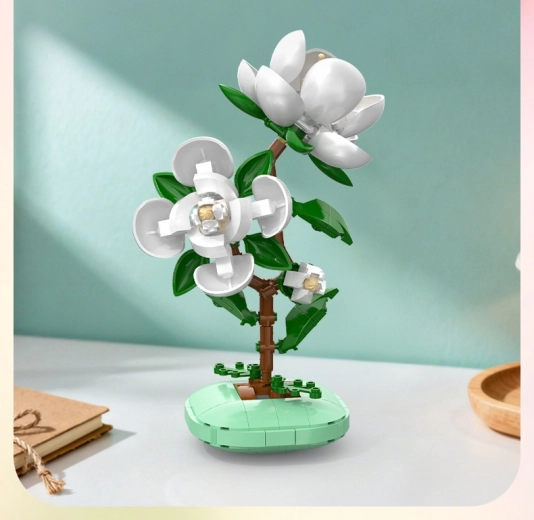 Realistische bloem zonder zorgen