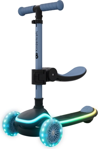 2-in-1: loopfiets met zitting én step