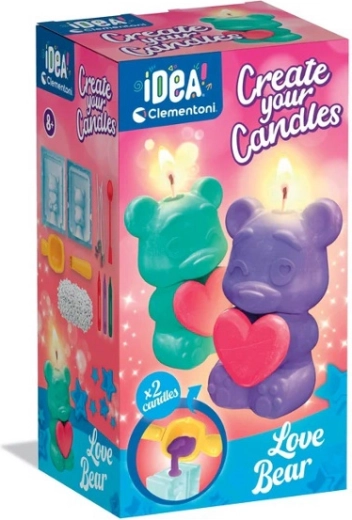 Mini kaarsenfabriek Beren – creatieve set voor kinderen