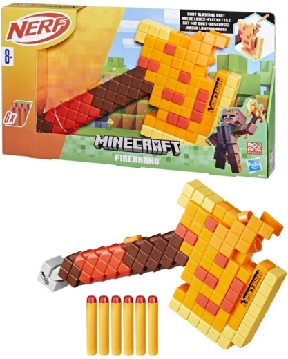 Nerf Minecraft Firebrand schuimblaster bijl