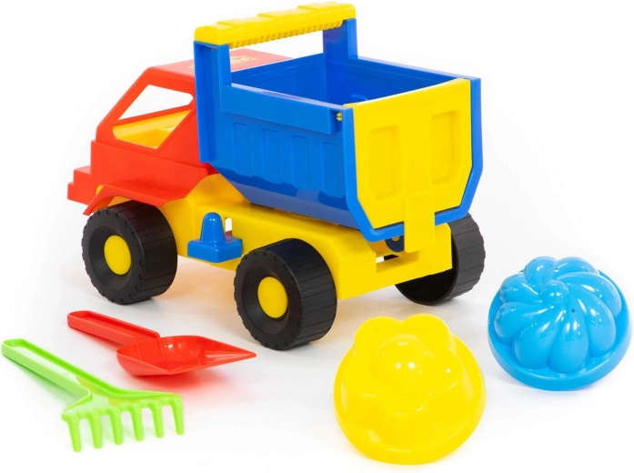 Autootje met kiepbare laadbak voor nog meer speelplezier